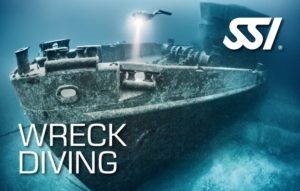 SSI WRECK DIVING card